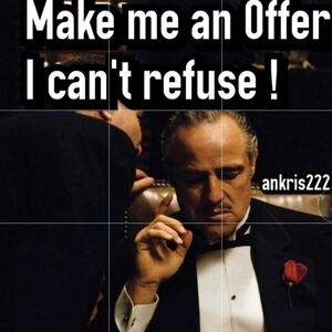 MOST OFFERS R ACCEPTED!!